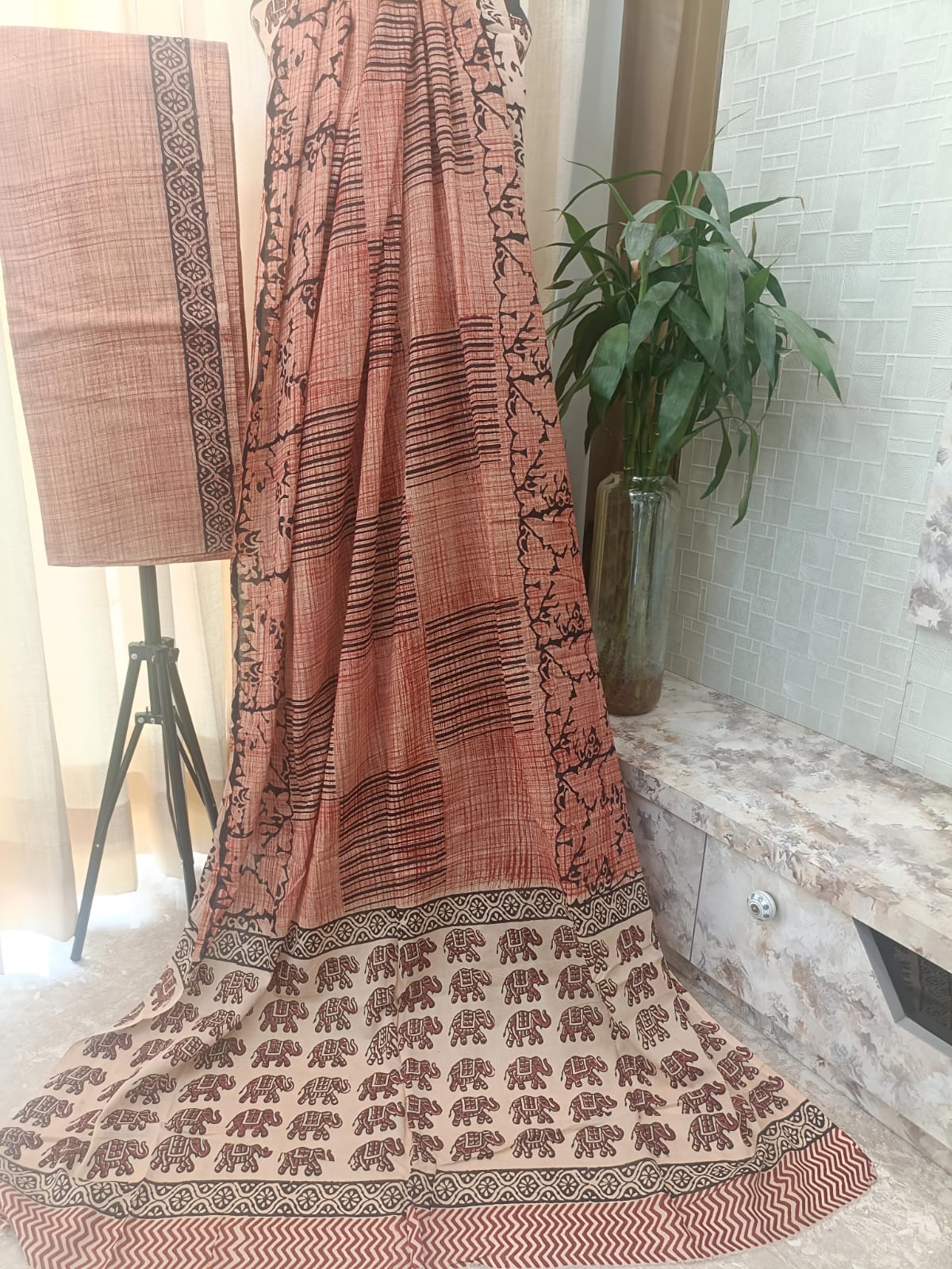 Pure Cotton ELEPHANT PRINT Hand Block Suits