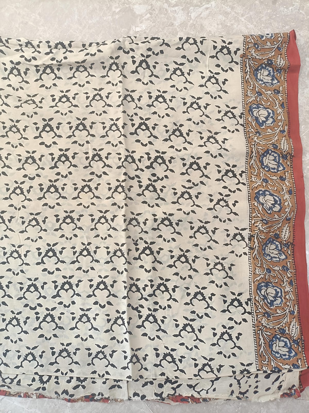 Pure Cotton AJRAKH Hand Block Suits with linen Dupatta